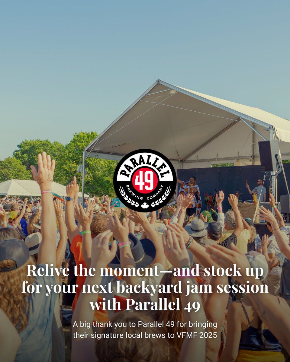 Still dreaming of that perfect pint under the sun? 🌞🍺

Big thanks to Parallel 49 Brewing Company for keeping us refreshed all weekend at #VFMF2025. Their bold, East Van brews were the perfect companion to beachside tunes and good times.

🔗 parallel49brewing.com