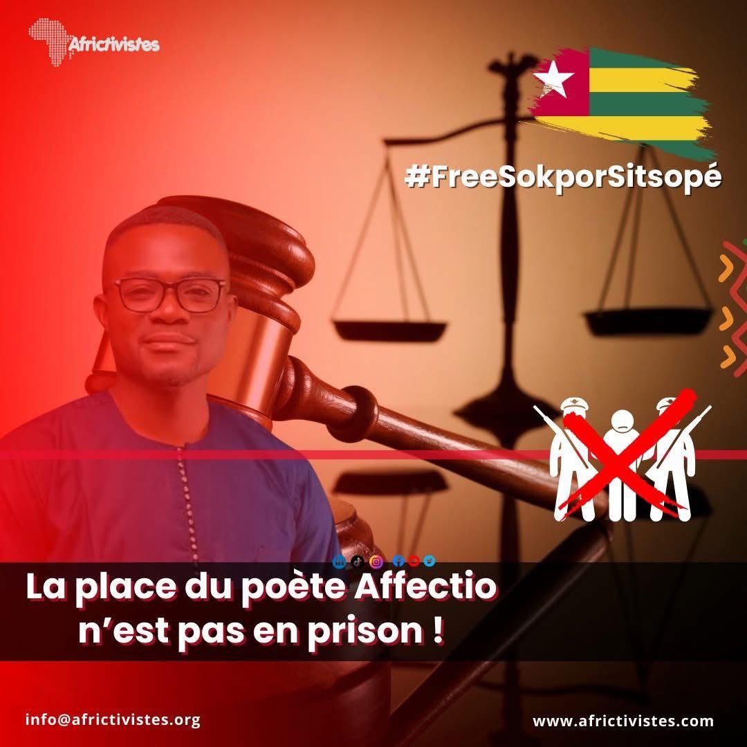 Mon combat n'est pas pour la gloire ou l'éclat, 
C'est pour la vérité, la justice, le droit.

Honoré Sitsopé Sokpor in Fais ta part

#LiberezAffectio #FreeTogo