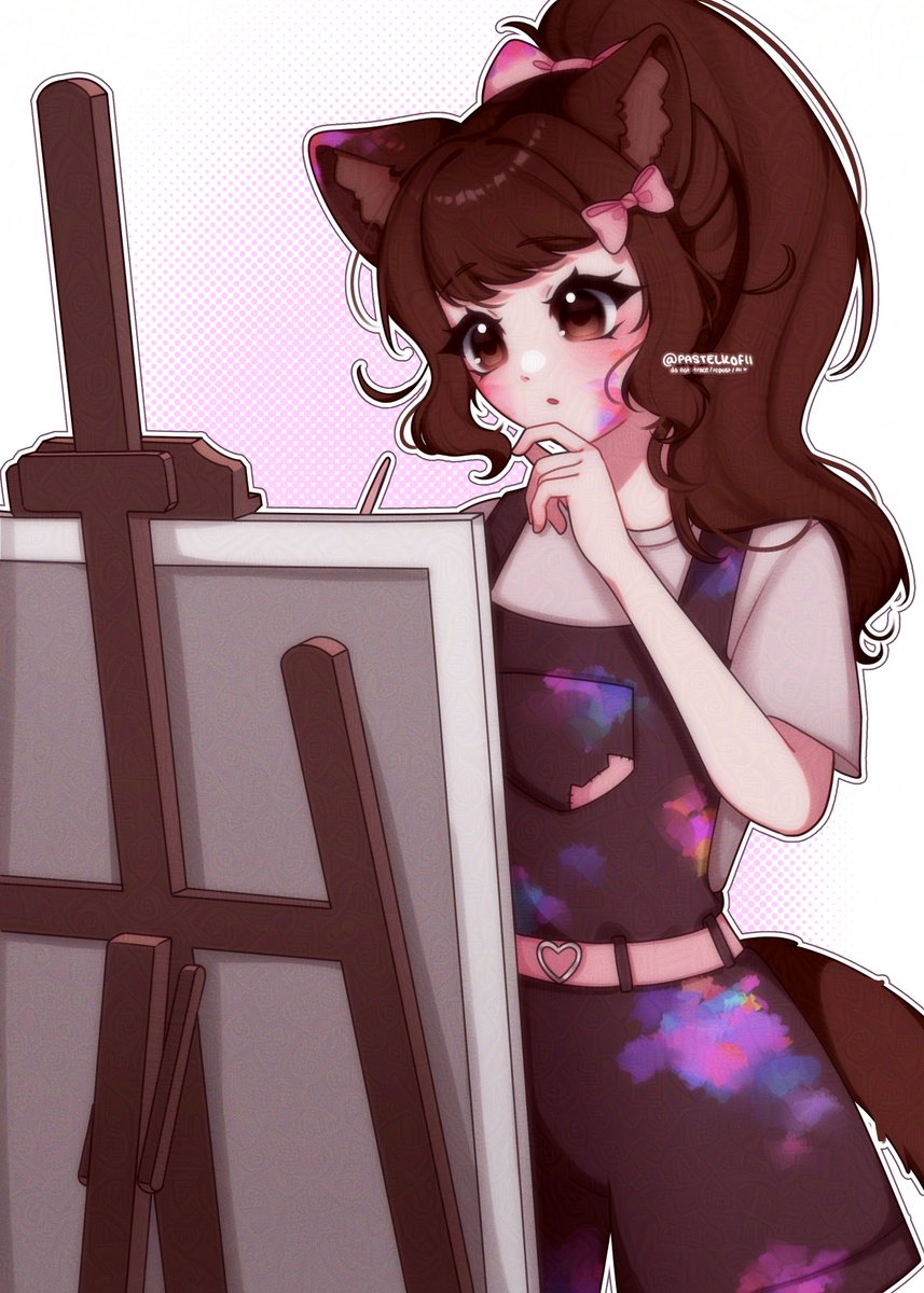 happy late birthday mimi~ 🎈🎨

#Fluffyballart