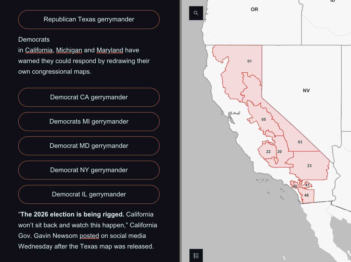 TheDemocracyLabs and @demlabs.bsky.social (@thedemlabs) on Twitter photo Fight fire with fire: Gerrymander!
thedemlabs.org/2025/07/30/figโฆ
<a href="/cardon_brian/">Brian Cardone ๐ดโโ ๏ธ๐บ๐ฆ</a> <a href="/ELBY73410335/">ELBY</a> <a href="/GailWaldby/">Gail Waldby ๐บ๐ฆ๐๐๐๐</a> <a href="/DemsKeys/">FloridaKeysDems *๏ธโฃ DemCastFL Lead</a> <a href="/DemCastUSA/">DemCast</a> <a href="/angler_tx/">TX_Angler</a> #gerrymander <a href="/ArcGISStoryMaps/">ArcGIS StoryMaps</a> Fight fire with fire: Gerrymander!
thedemlabs.org/2025/07/30/figโฆ
<a href="/cardon_brian/">Brian Cardone ๐ดโโ ๏ธ๐บ๐ฆ</a> <a href="/ELBY73410335/">ELBY</a> <a href="/GailWaldby/">Gail Waldby ๐บ๐ฆ๐๐๐๐</a> <a href="/DemsKeys/">FloridaKeysDems *๏ธโฃ DemCastFL Lead</a> <a href="/DemCastUSA/">DemCast</a> <a href="/angler_tx/">TX_Angler</a> #gerrymander <a href="/ArcGISStoryMaps/">ArcGIS StoryMaps</a>