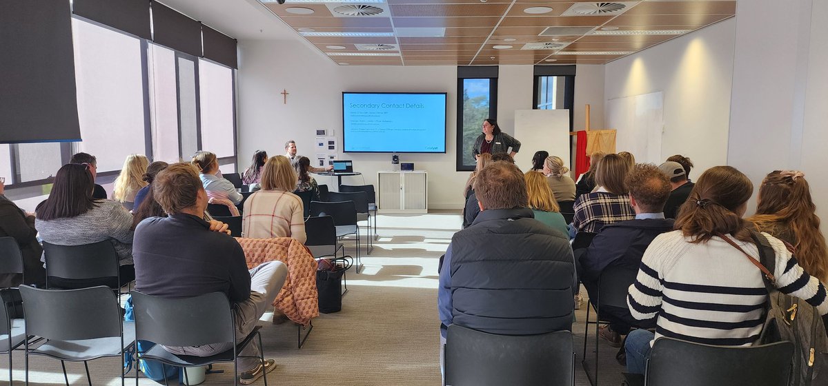 Kicking off onboarding for our newest teachers with a fast-tracked deep dive into the Science of Reading and High Impact Teaching Strategies <a href="/ceacg/">Catholic Education Canberra and Goulburn</a>
🌟 Honoured to have <a href="/DrLSHammond/">Professor Lorraine Hammond AM</a> Professor of Early Literacy at Notre Dame, opening the day!