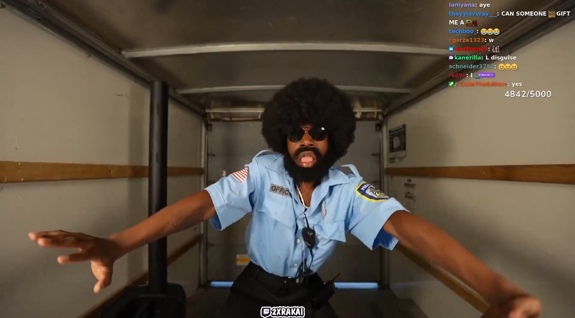 StreamersEra's tweet photo. Rakai really thought he would be able to sneak into AMP’s Pool Party with these disguises 😭 https://t.co/3ttev67IBr
