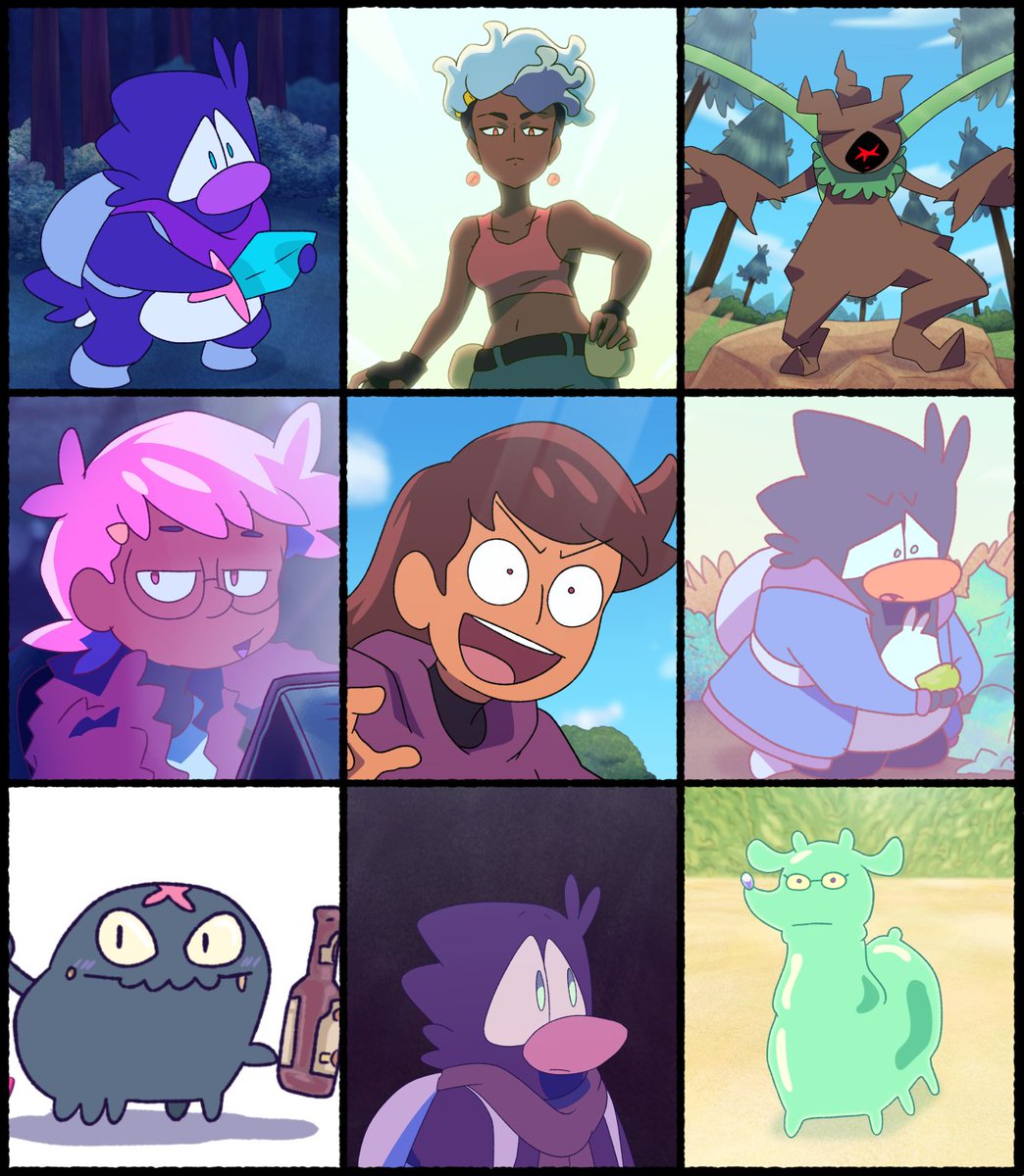 9 indie animation characters, and you can only pick one from each row 🤔