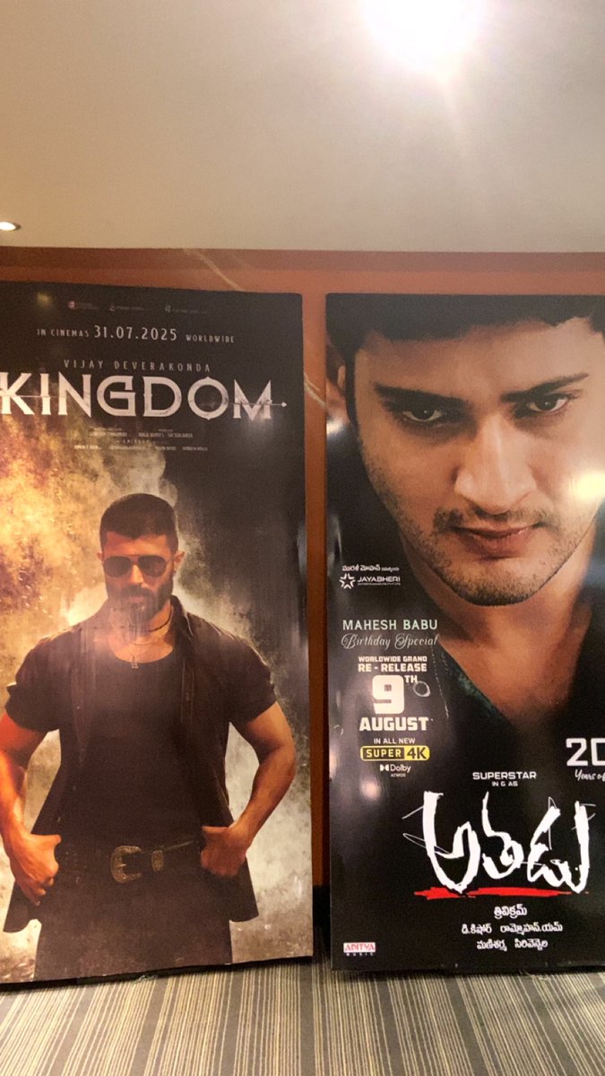 RAMPAGE_Mass9's tweet image. Babu An Rowdy #Athadu4K #Kingdom stands in gvk mall #BlockBusterKINGDOM