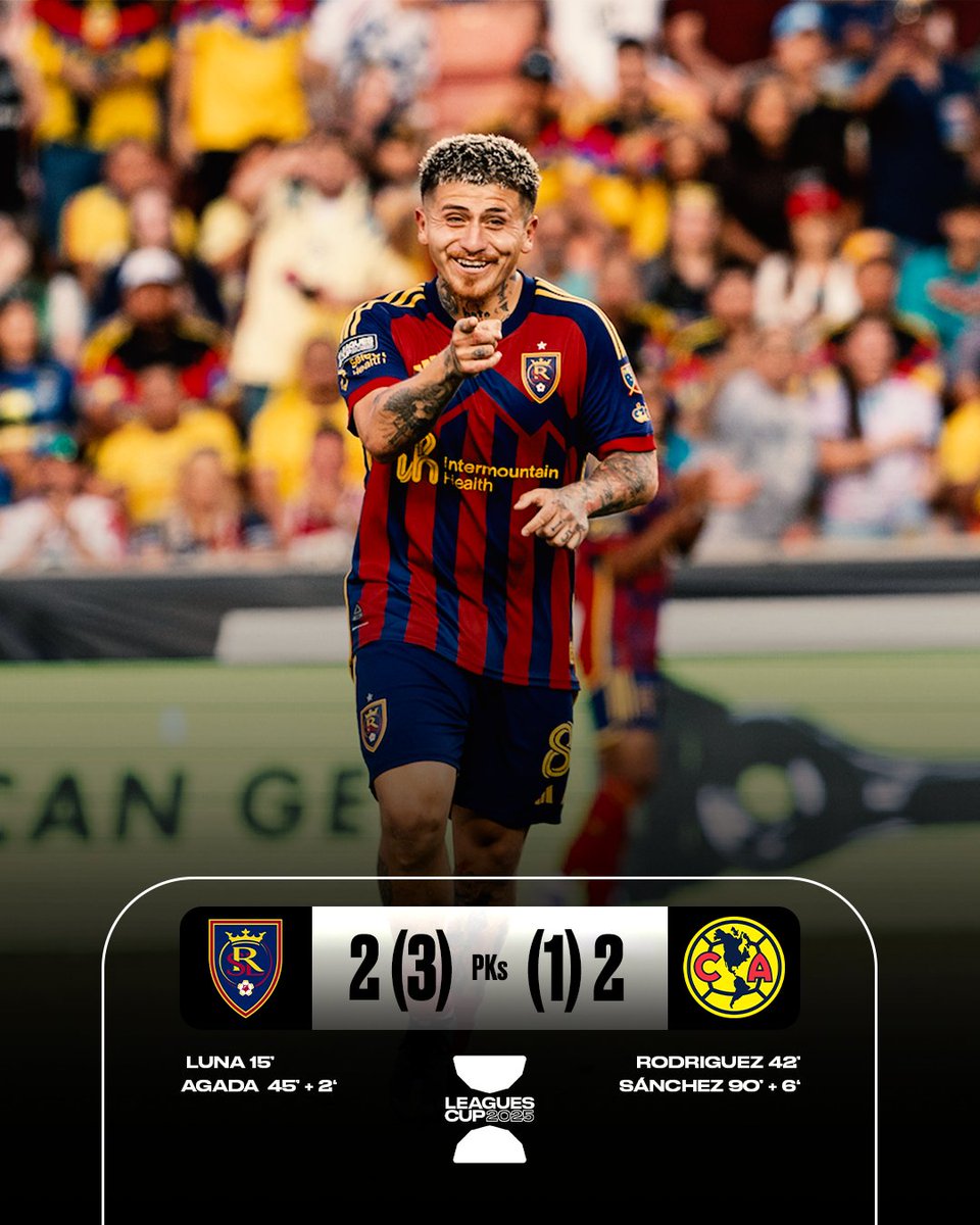 🗣️ <a href="/realsaltlake/">Real Salt Lake</a> takes down Club America in PKs! #LeaguesCup2025