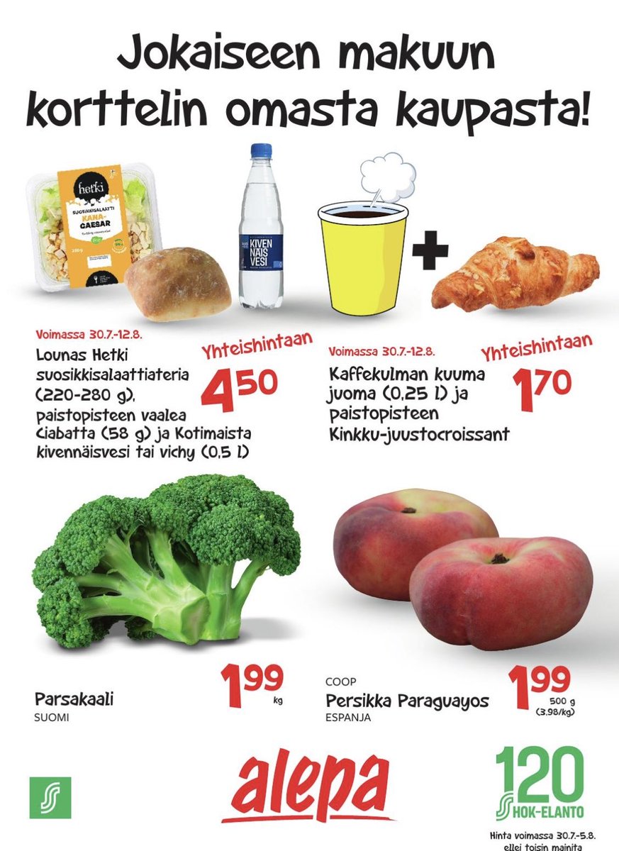 Aamupala&amp;lounas&amp;
välipalat, kaikki Alepasta. 
Aurinkoista ja mukavaa päivää☀️
Alepa, lähellä Sinua❤️
#Alepa #Urbaani #Legenda