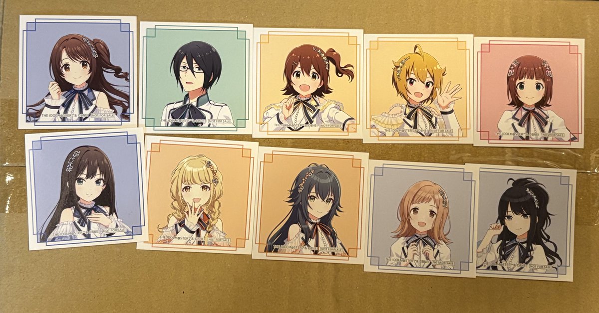 【交換募集】『アイドルマスター』シリーズ×アトレ秋葉原 特典 ステッカー 前半

譲) 画像のもの

求) 静香、咲季 &gt; 美希、天道輝

都内で手渡しorNEI現地。
検索からもよろしくお願いします。