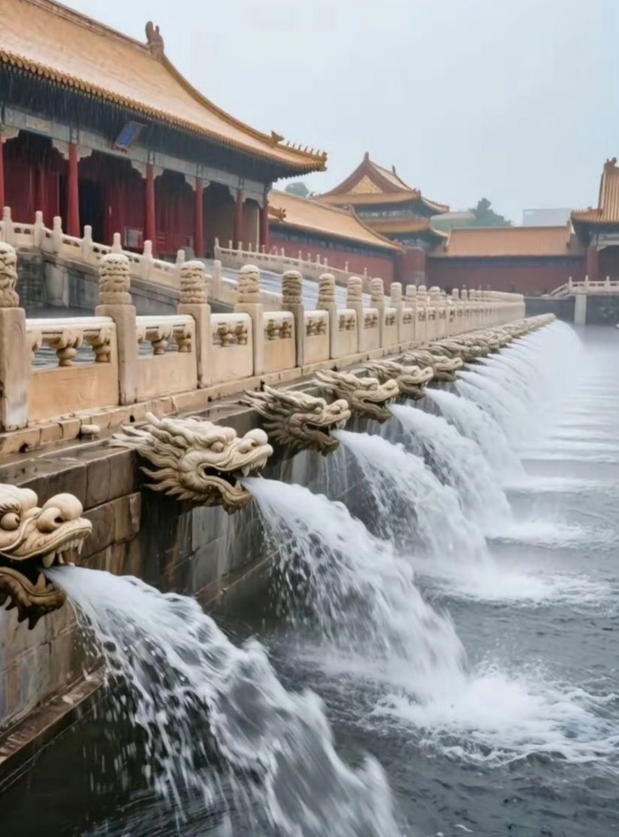 近日 北京は大雨に襲われました☔️
こんな時こそ、故宮の排水を目で確かめたいです♪