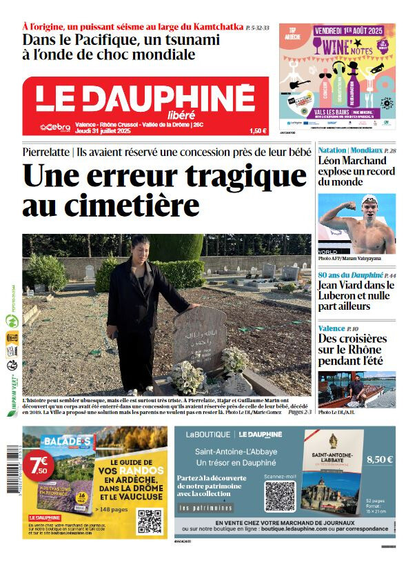 Bonjour,

Voici la Une du jour.

Bonne lecture et bon jeudi !