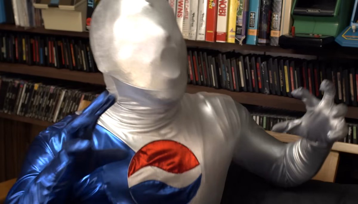 James's take on Pepsi Man is genuinely more terrifying than any attempts from Blumhouse to create a horror icon.