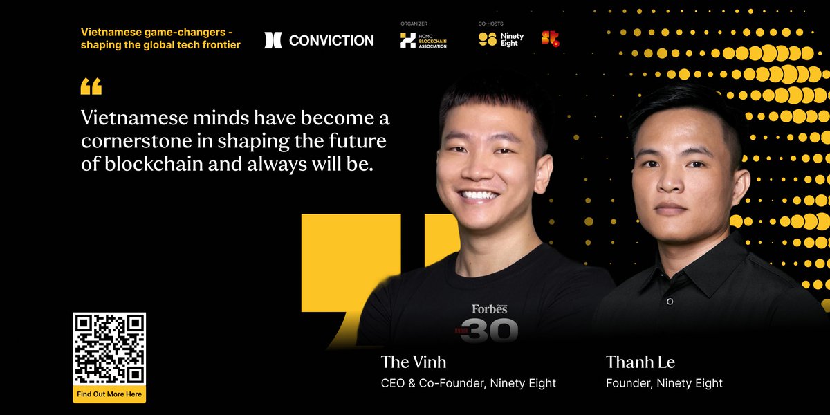 🇻🇳 Builders from Vietnam are rewriting the rules of innovation.

They don’t wait for the world to change. They build it.

From AI to blockchain, these Vietnamese trailblazers are democratizing technology and creating real impact.

🔥 Meet the Vietnamese minds leading the next