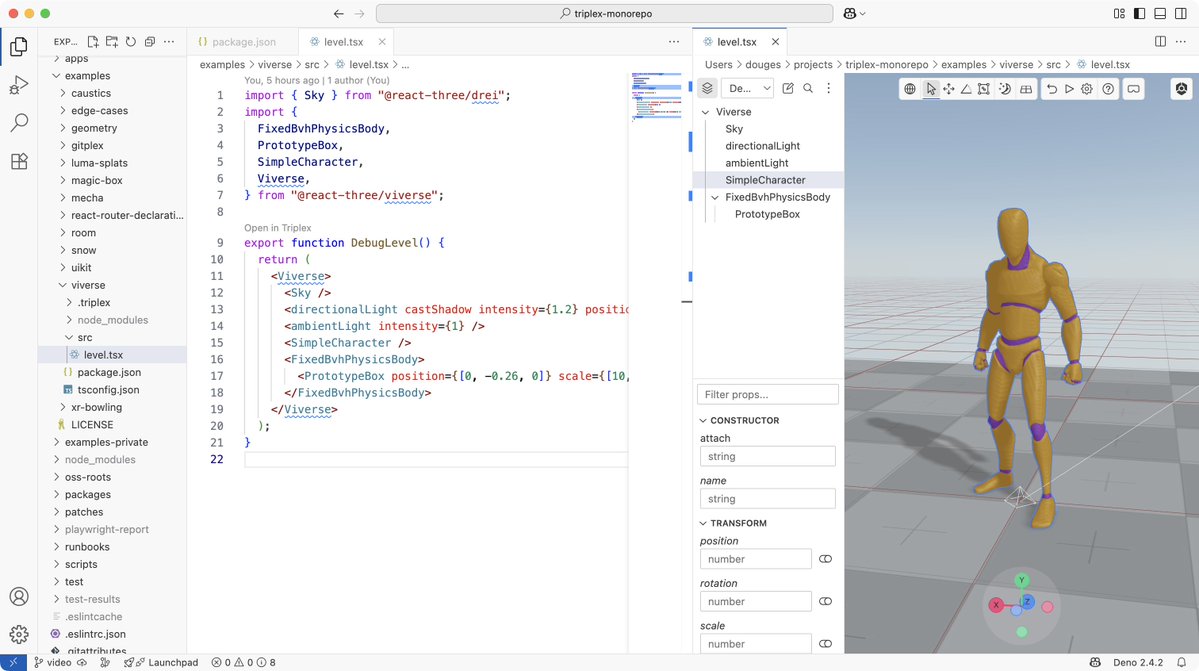 Here's what's new this week with Triplex for VS Code.