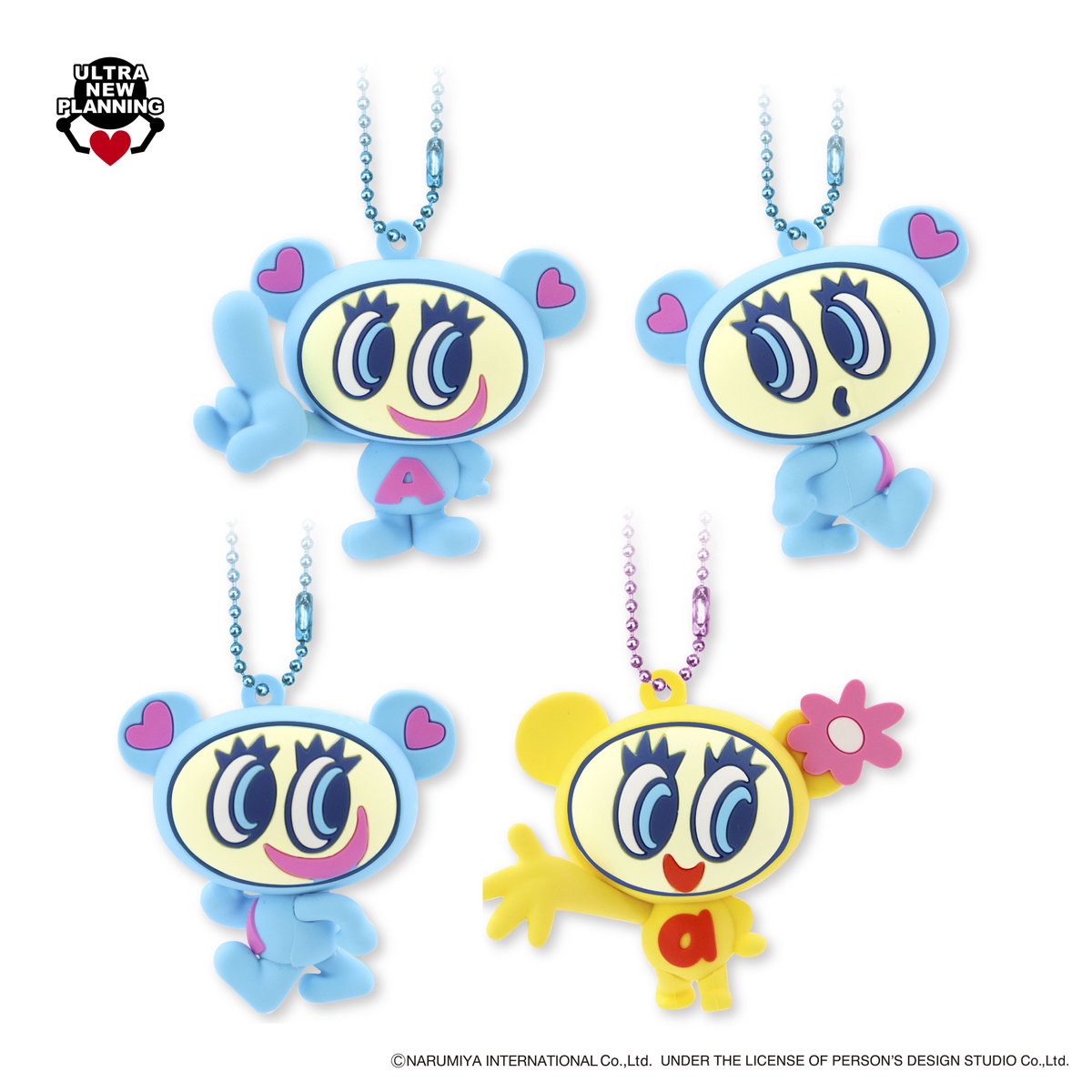 👼新商品のお知らせ👼 エンジェルブルー 3Dラバーマスコット