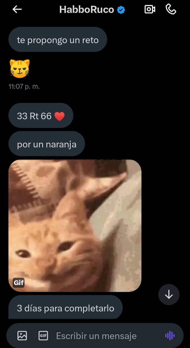 Ayúdenme a conseguir un gatito naranjoso plis 💙🥺

Mi amix <a href="/HabboRuco/">HabboRuco</a>  me ha retado por uno. Hoy por mí mañana por ustedes jsjjs 🐳