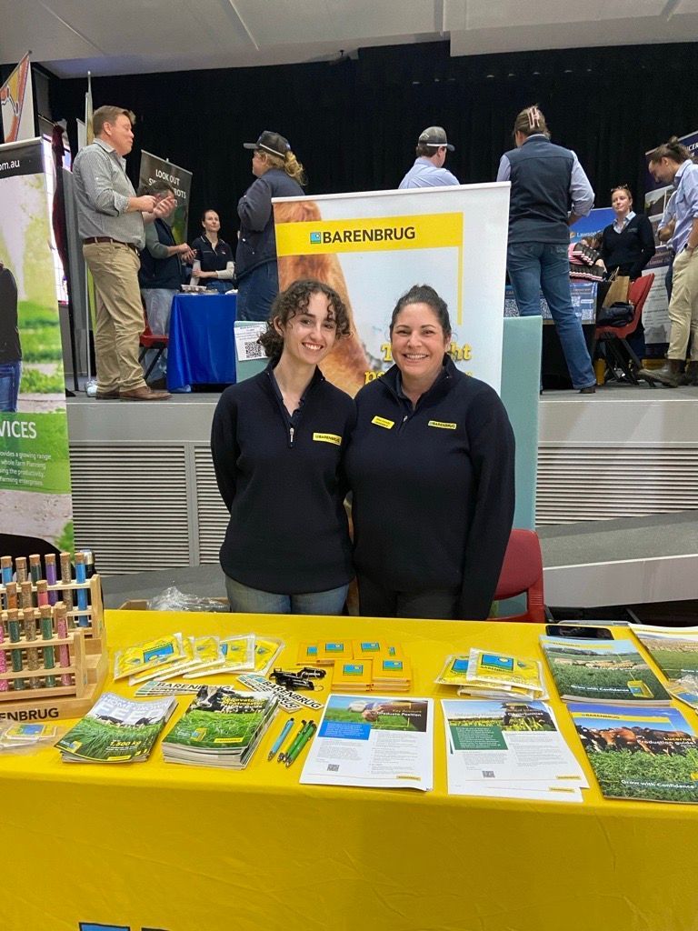 Molly and Elise are at Charles Sturt University's Approaching Ag Careers Day today. If you're planning a visit, come over for a chat and learn about our graduate program, and career pathways ⭐

#approachingag  #growwithconfidence