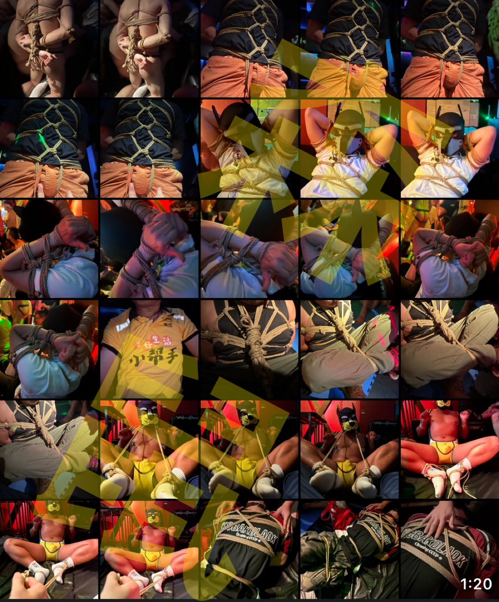 身為繩精病末期患者
發病時綁這點綁繩
「可以呀 就來吧」
看似疲倦的我 算是省體力的方式
（或者難度不高的表現？）
真的沒時間拍照多數空擋時間來拍
所以不要猶豫～直接說想要
那麼多人綁了
「來了都來了，不來一下嗎？」
去日本前最後一綁
（叫練 我還想綁繩啊）
#commanderD
#犬之夜
#森鼠x犬夜0730