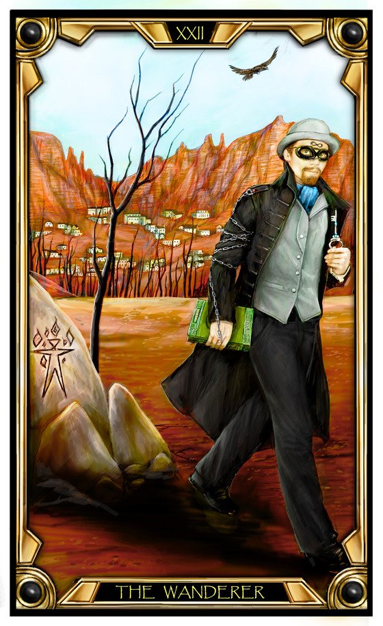 „At this moment the burdens of the past are set aside – either for the Wanderer to pick up and take along, or to leave behind if the weight is too great. The Wheel of the Year is beginning its great cycle, bringing a new range of possibilities and challenges…“