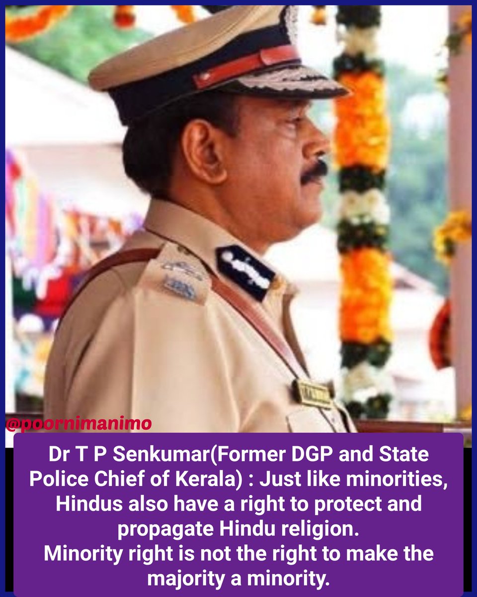 Well said sir, <a href="/drtpsenkumar/">Dr TP Senkumar IPS</a> 
Massive Respect and Regard. 🇮🇳🚩💖🙏🙏