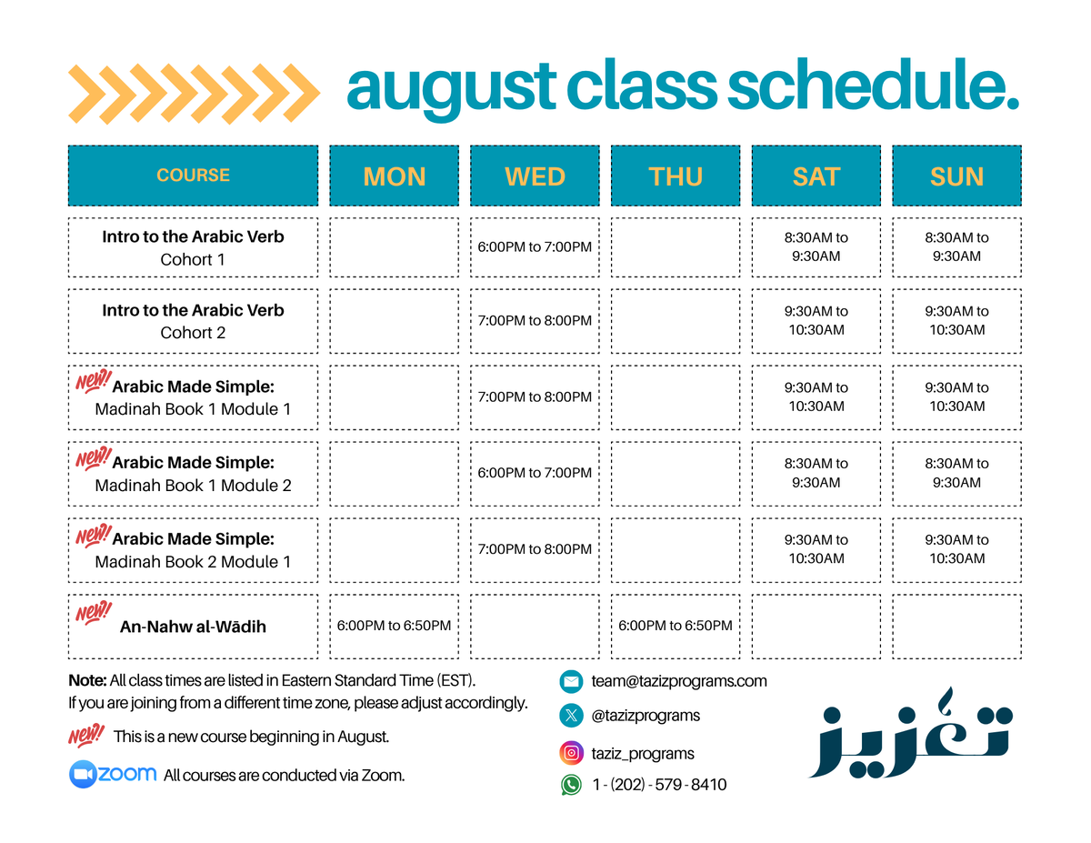 TazizPrograms's tweet image. We have space for 3 sisters in our AMS Book 2 Module 1 starting this weekend!
💲Biweekly tuition payment available
✉️Email us at team@tazizprograms.com
📖 Don&apos;t delay and register today: 
docs.google.com/forms/d/e/1FAI…