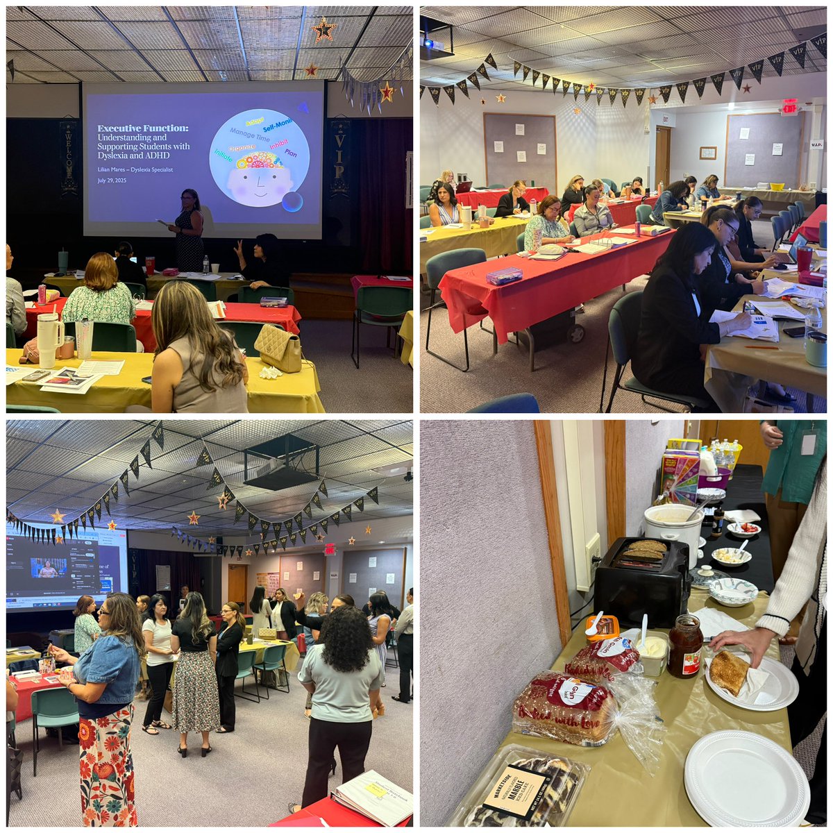 MTapia_CI's tweet image. That’s a Wrap on #VIPPD! 😎Dyslexia teachers spent the last 3 days diving into powerful learning walking away prepared, inspired, &amp;amp; ready to support students like the Very Important Professionals they are! Nourished with knowledge, and fueled by food!😋🍽️ 
#TeamSISD #SPEDStrong