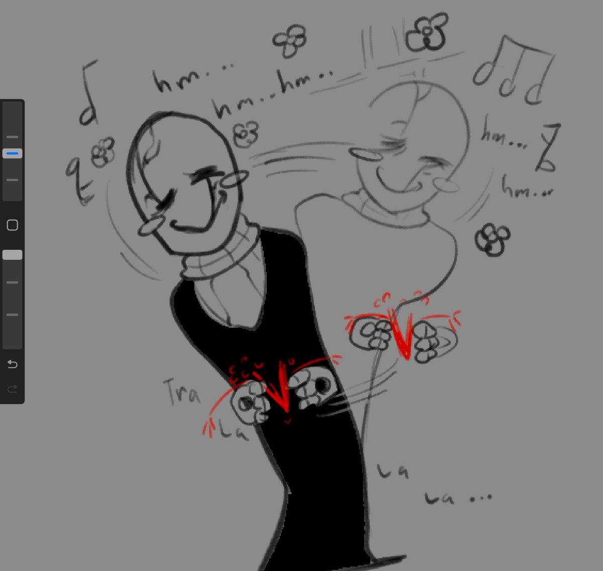 _jAnIdiot's tweet image. okay heres my actual take on #corestrings #DELTARUNE  #GASTER