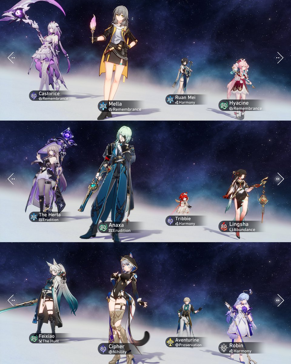 What are your top three teams for the new game mode 