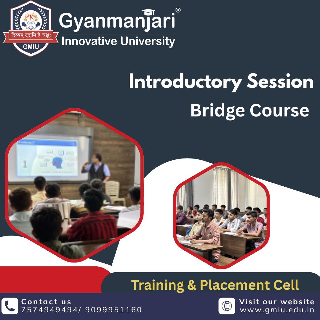 GMGC_Bhavnagar's tweet image. 📚✨ Kickstarting the Journey!
Gyanmanjari Innovative University conducted an Introductory Session for the Bridge Course under the guidance of the Training &amp;amp; Placement Cell.

#BridgeCourse #IntroductorySession #StudentSuccess #FutureReady #TrainingAndPlacement #GMIU #CampusLife