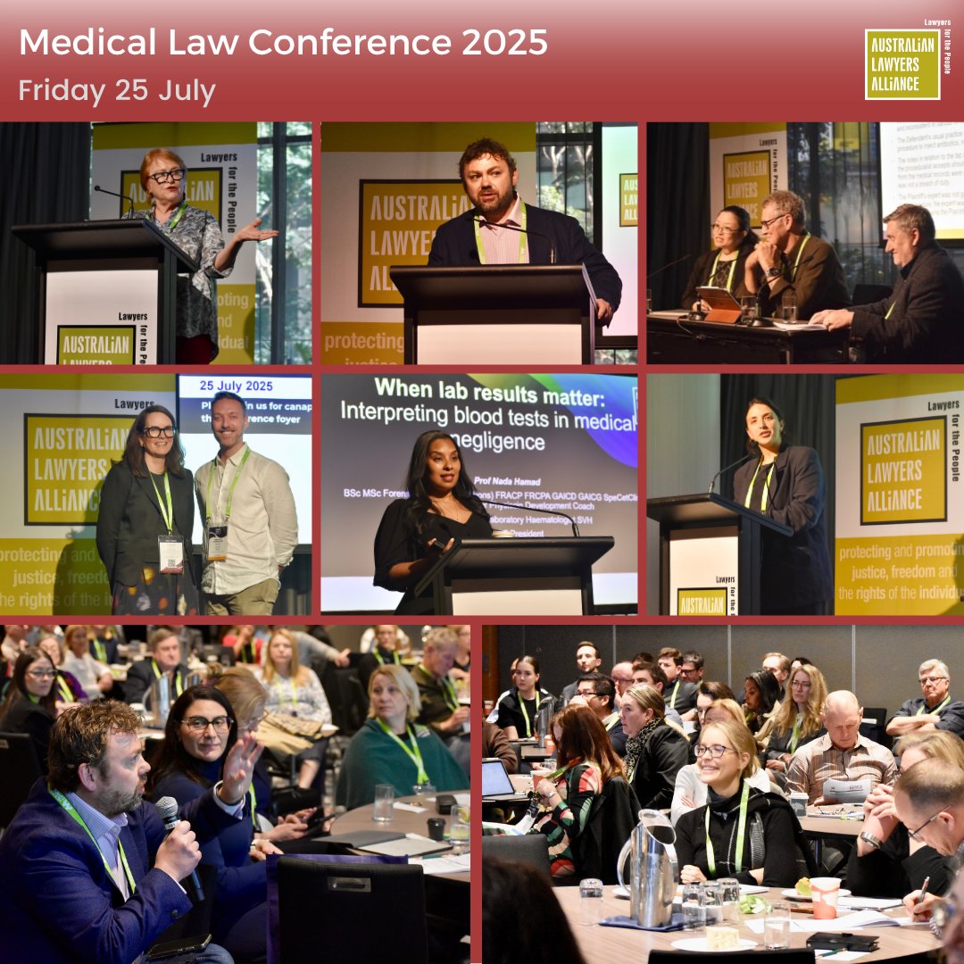 We held an excellent 25th anniversary Medical Law Conference in Brisbane last Friday! 💫 

Thank you to everyone who made the event possible. 

📸 View the conference photos here: facebook.com/media/set/?set…

#ALAMEDLAW25 #ALAevents
