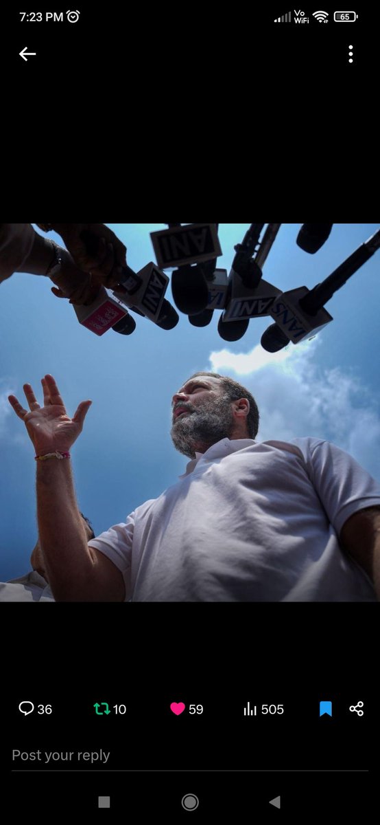 Ravindra Bhalerao (@rose_00358) on Twitter photo <a href="/CommonBS786OM/">BITTU SHARMA- بٹو شرما</a> जब सत्ता का घमंड जनता की आवाज़ दबाए,
तो बदलाव की हवा ही सत्ता को हिलाए।
राहुल की जद्दोजहद सिर्फ व्यक्तिगत नहीं,
ये लड़ाई है उस सिस्टम के खिलाफ, जो जनता से है दूरी। <a href="/CommonBS786OM/">BITTU SHARMA- بٹو شرما</a> जब सत्ता का घमंड जनता की आवाज़ दबाए,
तो बदलाव की हवा ही सत्ता को हिलाए।
राहुल की जद्दोजहद सिर्फ व्यक्तिगत नहीं,
ये लड़ाई है उस सिस्टम के खिलाफ, जो जनता से है दूरी।