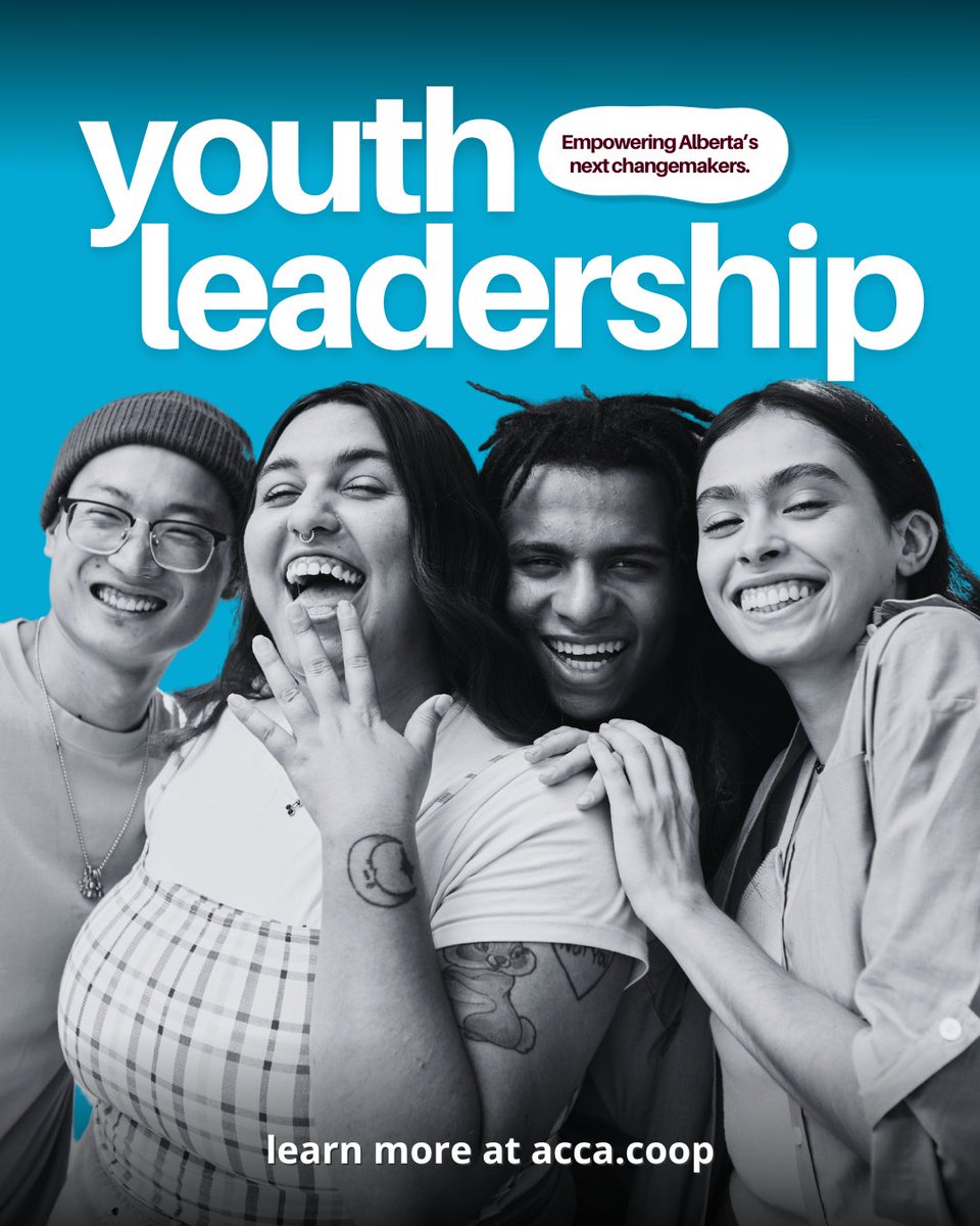 Youth leadership starts here.

ACCA supports Alberta youth aged 11 to 25 with confidence-building programs, leadership tools, and a co-operative lens.

acca.coop/youth-leadersh…