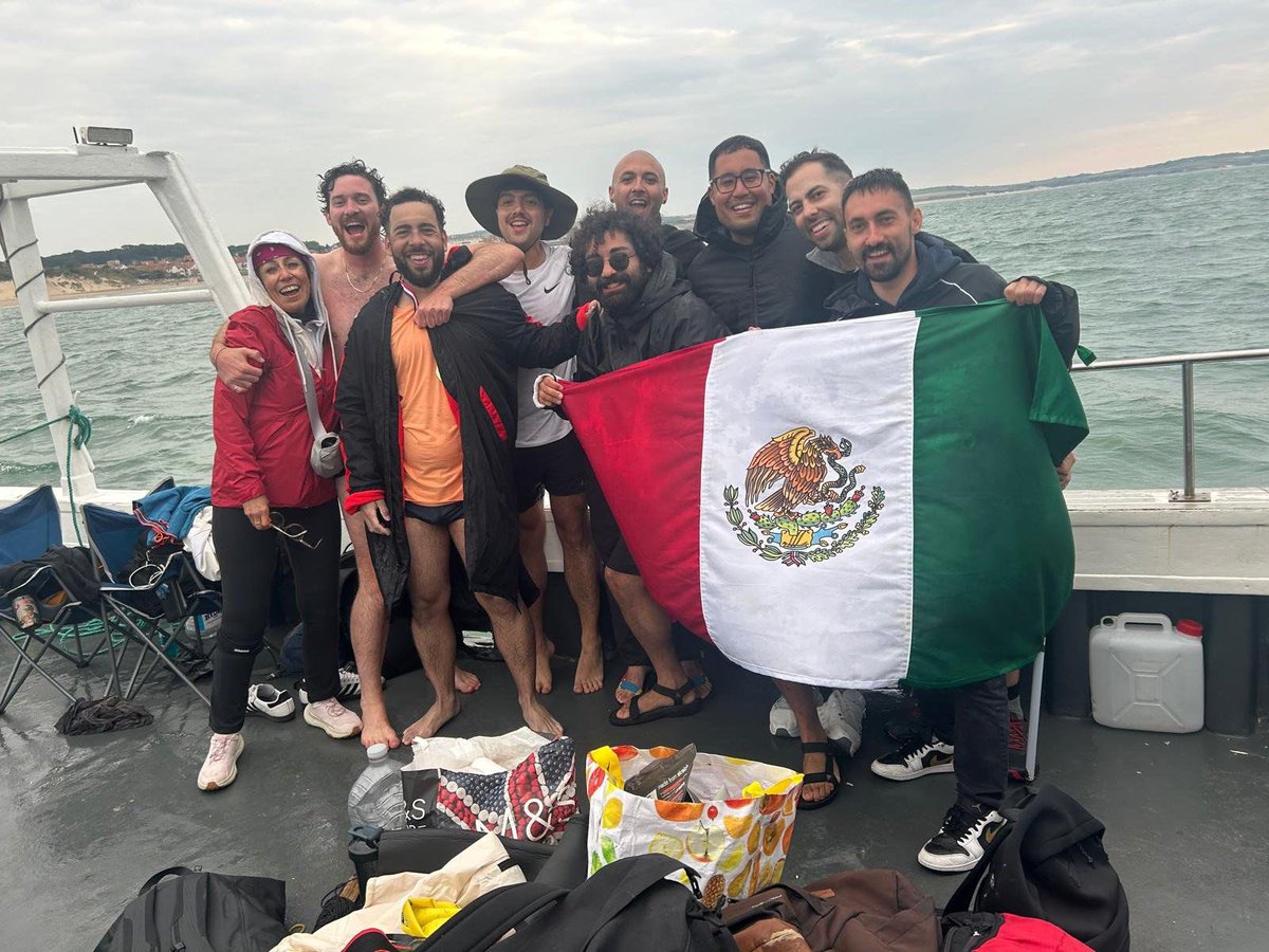 SergioSalomonC's tweet photo. Quiero extender una calurosa felicitación a Abraham Jauli, que hoy repitió la hazaña realizada por su padre hace casi tres décadas, al cruzar a nado el Canal de la Mancha y poner en alto el nombre de Puebla y de México.

Con este logro, rinde también homenaje a una tradición familiar de carácter, disciplina y profundo amor por el deporte.

Enhorabuena.