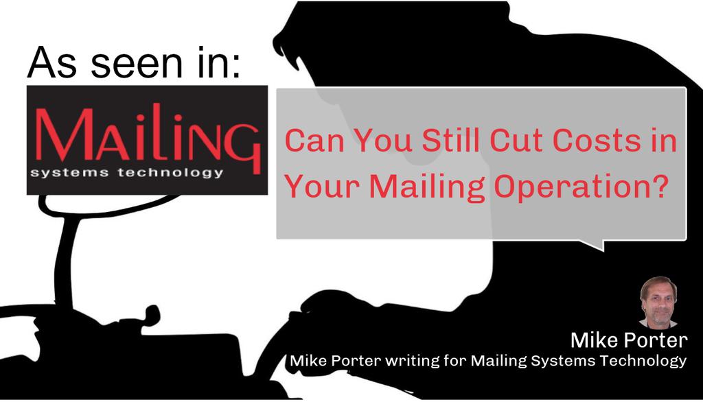 PMCmike's tweet image. If you improve the ROI of mail, it encourages clients to continue approving mailing projects that keep your crew busy.
Read more 👉 lttr.ai/AhHIk

#MailOperations #Mail #MailingSystemsTechnology