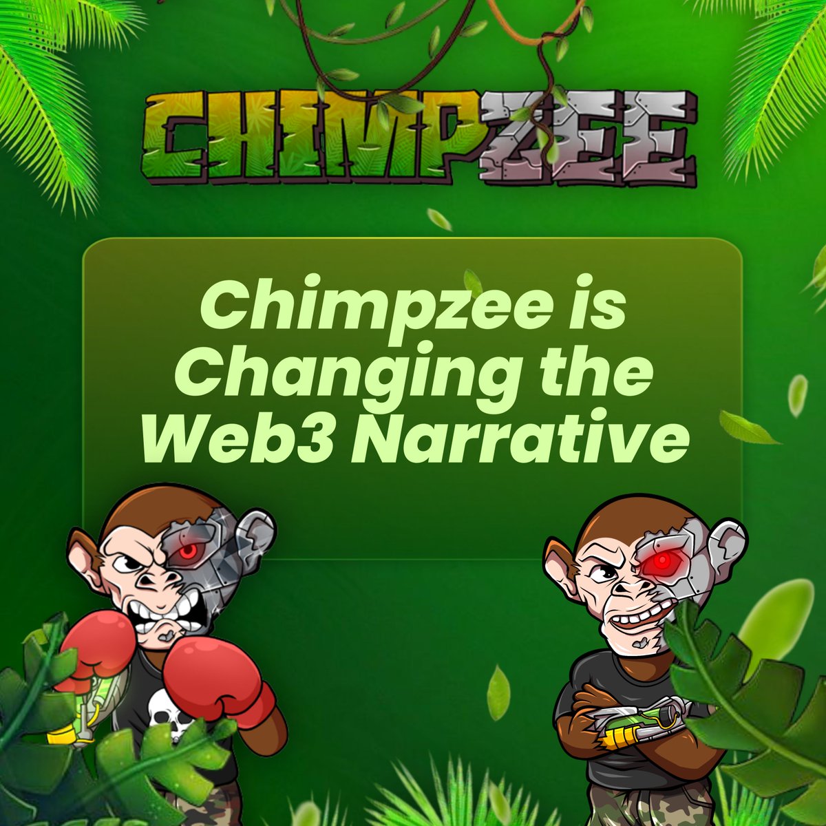 Web3 isn’t just decentralization—it’s choosing where innovation leads. At Chimpzee, we’re proving crypto can do more than trade charts; it can heal the planet. 🌍

Every NFT, every game, every purchase drives real impact—planting trees, funding wildlife protection, and creating a