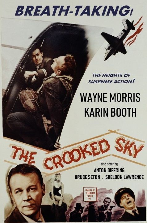 Scotland Yard work with a US detective to crack a counterfeit gang!

📽️ #WayneMorris #KarinBooth #AntonDiffring THE CROOKED SKY (1957) 6:35am crime drama #TPTVsubtitles