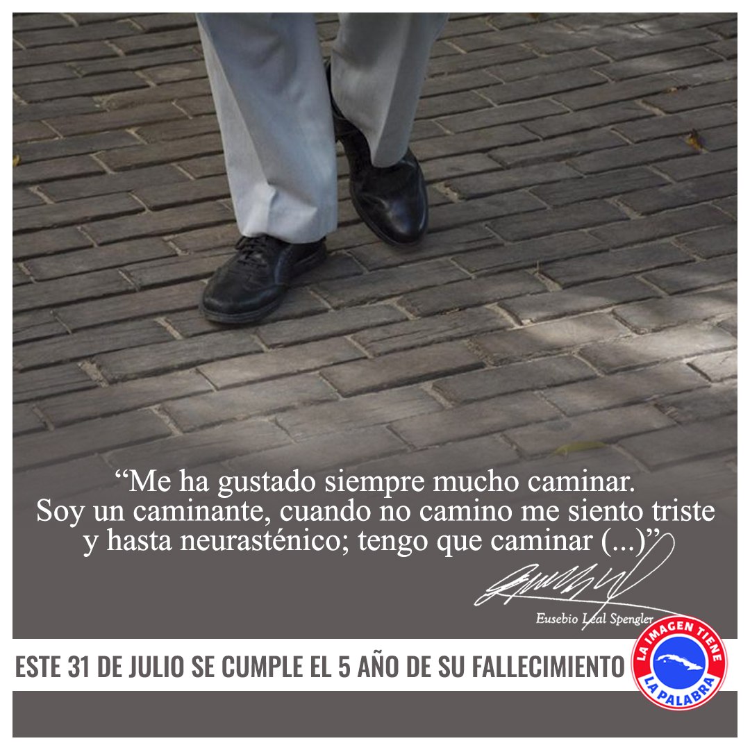 "Fidel vivirá porque sobrevivió a todos los peligros y triunfó, y si Cuba existe, es porque su nombre no se puede disociar del pueblo del cual surgió".Recordar el 5 aniversario del fallecimiento de Eusebio Leal Spengler 
#CubaViveEnSuHistoria
#Tenemosmemoria