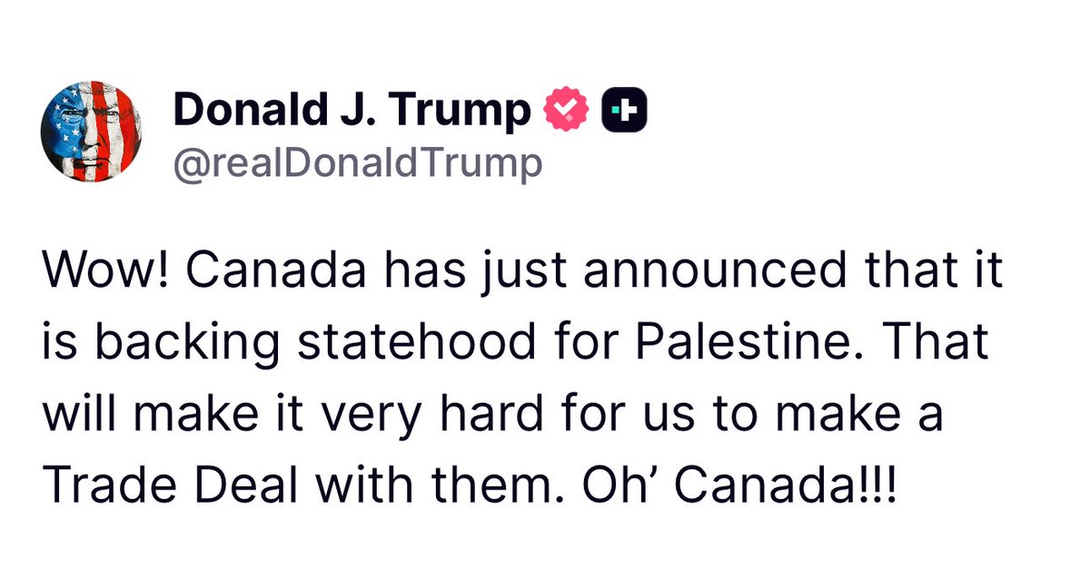 Canada is NOT in the driver’s seat.