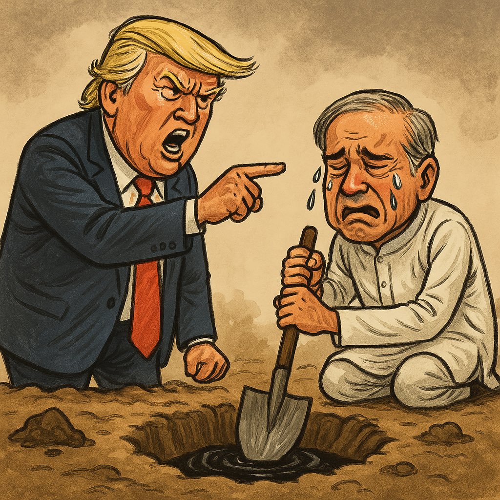 <a href="/CMShehbaz/">Shehbaz Sharif</a> <a href="/realDonaldTrump/">Donald J. Trump</a> Tel nikal Tel 😂