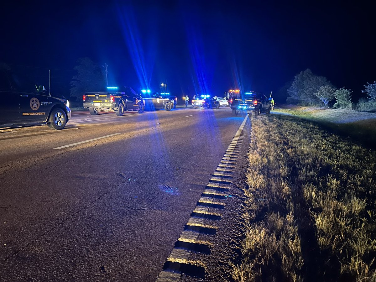 The Mississippi Highway Patrol is investigating a 3-vehicle fatal crash on MS Highway 8 in Bolivar County just east of Cleveland.  The eastbound lanes are closed.  Please use an alternate route.
