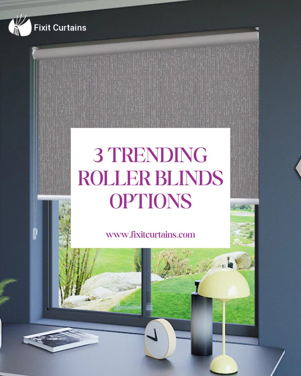 FixitCurtains's tweet image. 3 Trending Roller Blinds for 2025 🪟
Blackout, textured, or sheer – upgrade your space with sleek styles from Fixit Curtains.
📞 +971543900399
🌐 fixitcurtains.com

#RollerBlinds #FixitCurtains #BlindsDubai #WindowBlinds #HomeUpgrade #ModernBlinds