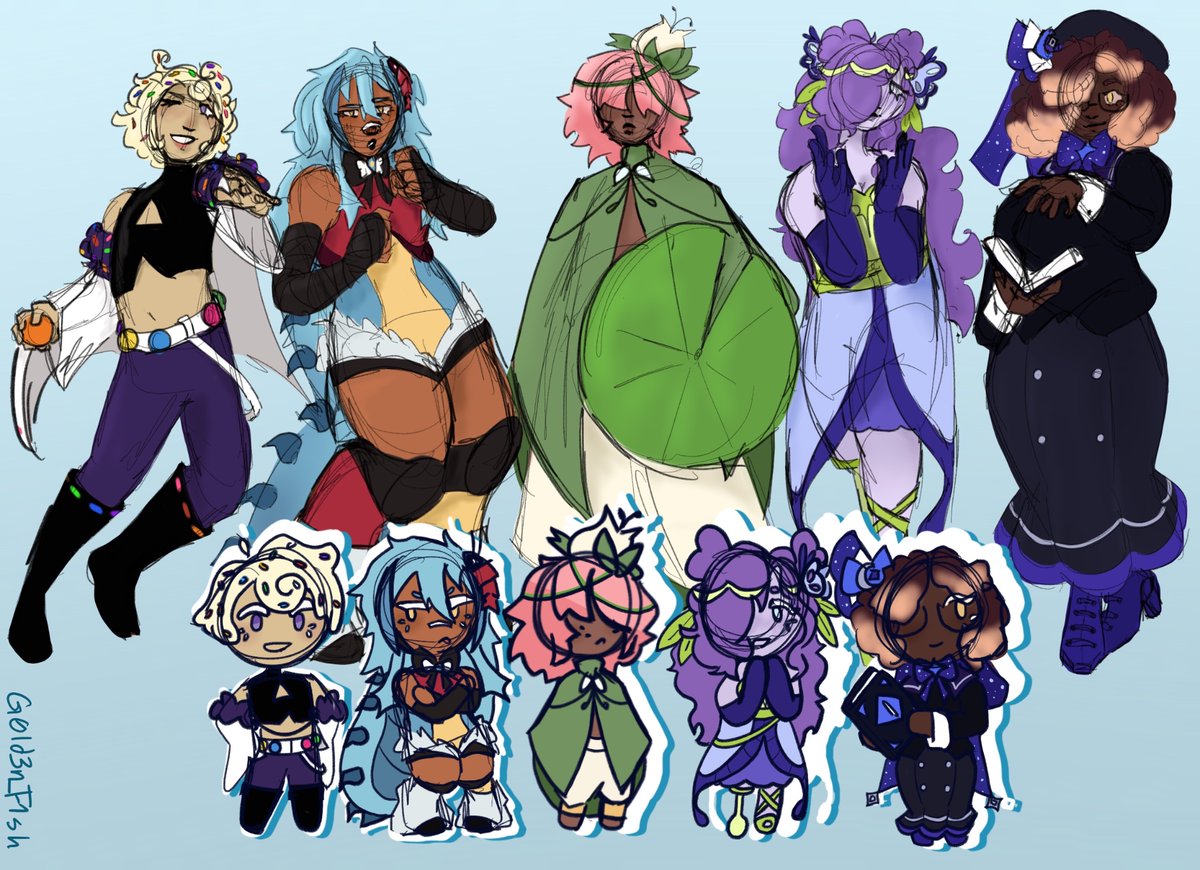 Had to sneak in one more big attack before art fight ended 🫡
Shout out to <a href="/unluckyamulet/">unlucky || 獄Luck</a> <a href="/zimternet/">💢 zims @ 🦋</a> Fishy_Art Skippii and Toastedkitties for the cookie run ocs to attack >:] #artfightattack