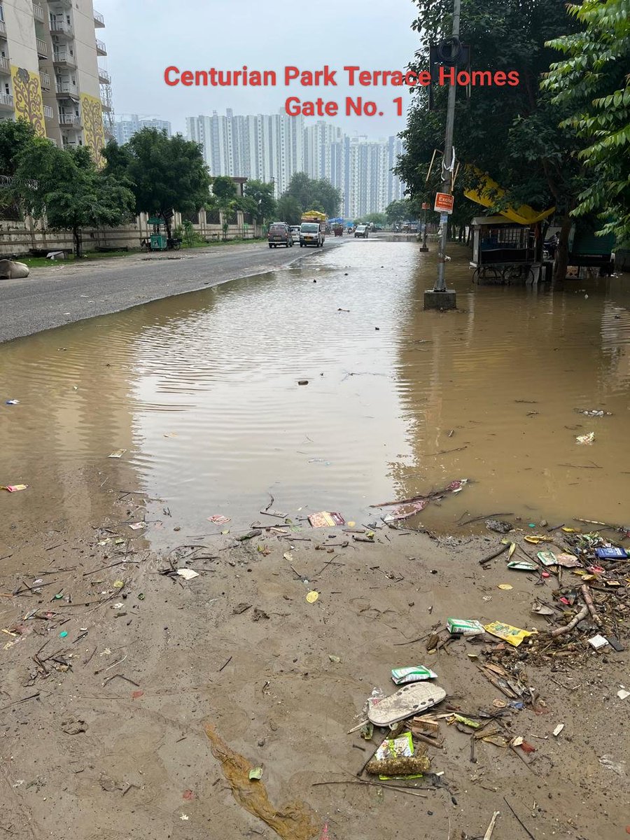 Deplorable condition at Centurian Park Terrace Home,Techzone 4 due to lack of drainage system.Basement parkings flooded with rainwater, making living unbearable. Urgent action needed! <a href="/OfficialGNIDA/">Greater Noida Industrial Development Authority</a>
<a href="/OfficialNBCC/">NBCC (India) Limited</a>  <a href="/PrernaSinghIAS/">Prerna Singh</a> <a href="/IasAlok/">Alok Kumar 🇮🇳</a> <a href="/ChiefSecyUP/">Chief Secretary, GoUP</a> <a href="/dmgbnagar/">DM G.B. Nagar/NOIDA</a> <a href="/MedhaRoopam/">Medha Roopam</a>