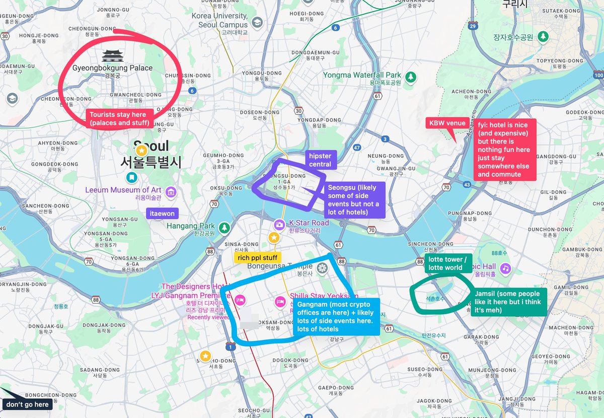 dogemos's tweet image. A very biased, very unofficial seoul map for @kbwofficial