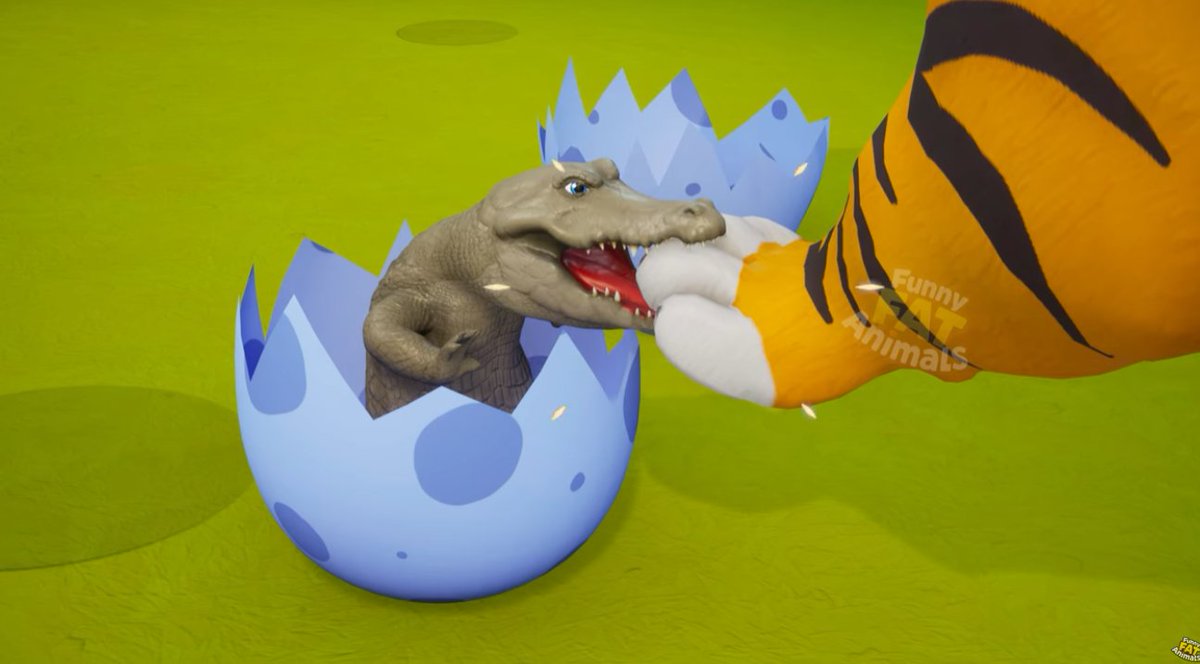 hypergamezplay's tweet image. Crazy Fat Dog &amp;amp; Tiger Meet Crocodile! Funny Animal Moments 🐶🐯🐊 youtu.be/o_FTbfCtVXw?si… via @YouTube 
#FatDog, #Tiger, #CrocodileEncounter, #FunnyAnimals, #AnimalComedy, #WildJungle, #AnimalAdventure, #FunnyDog, #TigerFunnyMoment, #CrocodileTrouble