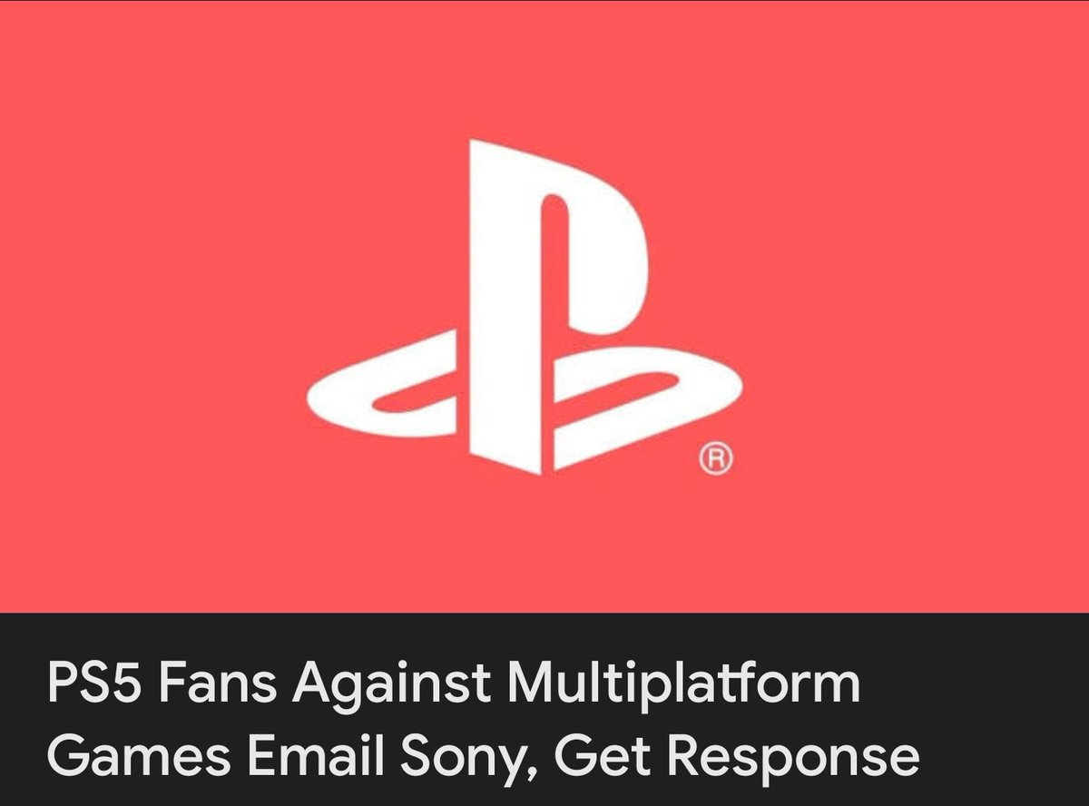 CRINE 😭

They said the same thing to them that Xbox said to us when it was "just 4 games" 😂