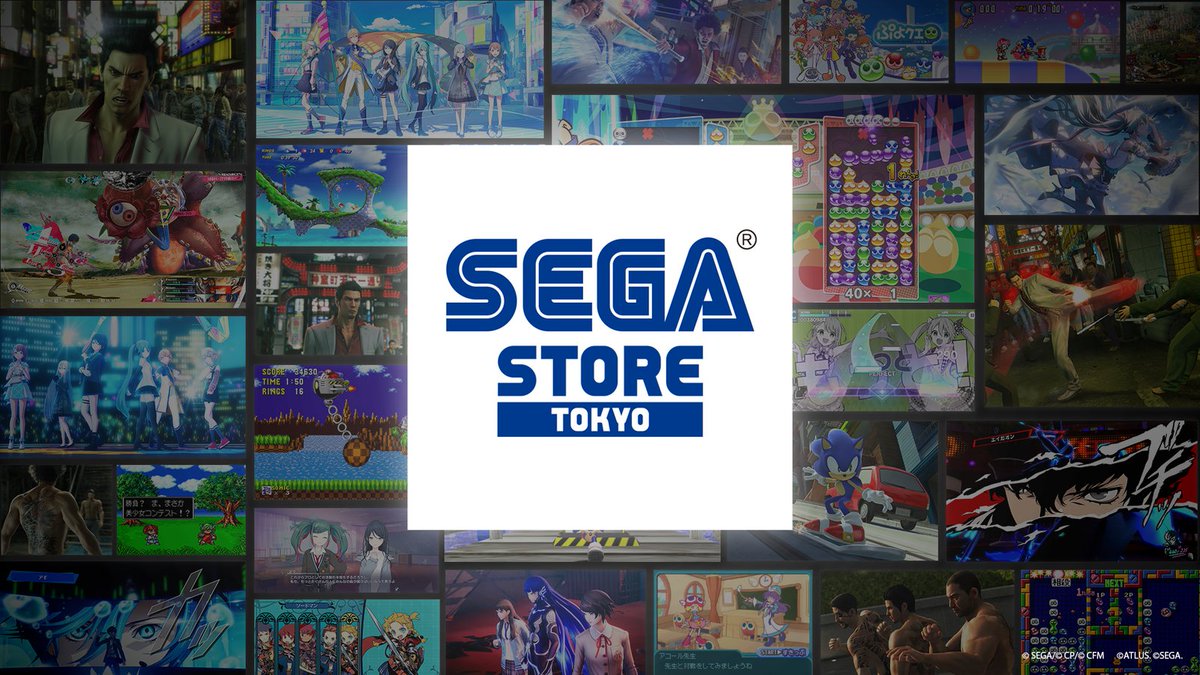 ＼ECサイトで予約開始！／
渋谷PARCO「SEGA STORE TOKYO」で発売中の一部商品について、ECサイトでの予約を開始しました！
「ソニック」シリーズ、『龍が如く』シリーズなど人気のアイテムを取り揃えています。

▼セガストアオンライン
ebten.jp/sega/1911