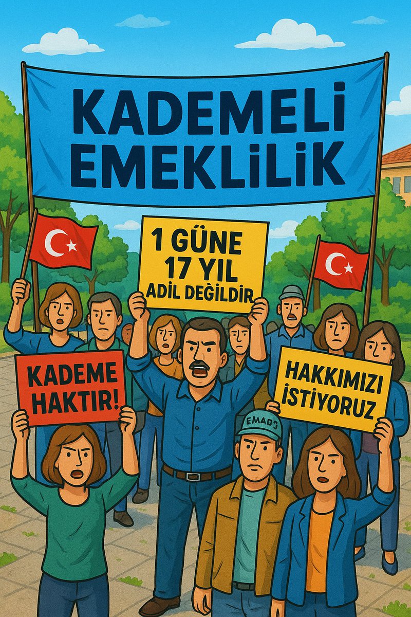 Biz 8.9.99 sonrası işe başlayan milyonlarız
Bir günle kaderimiz değiştirildi
Yaşıtlarımız 43 yaşında emekli olurken biz 17 yıl beklemeye emekliliğe mahkûm edildik
Yıllarca fazla prim ödedik, fazla çalıştık ama eşit haklardan mahrum bırakıldık

📣 YENİ TAG 
👇👇
#ÖnceKademeyiVerin