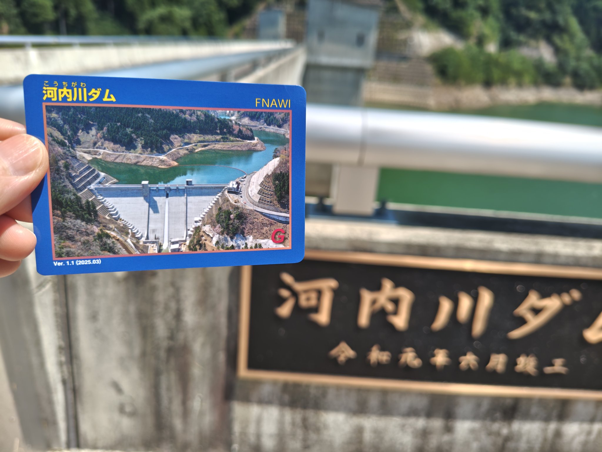 【美品】河内川ダム　竣工記念　ダムカード ピンクのうさぎ on X: 