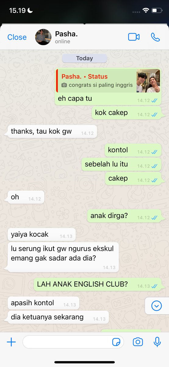 sincocean's tweet image. a #PondPhuwin au

English Club.

I didn't know that I can feel the love again.