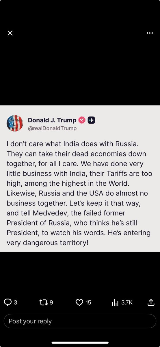 Since yesterday evening, Trump is behaving like a ‘jilted lover’ and is on a Truth spree on his own platform. I wonder what/who broke his heart…