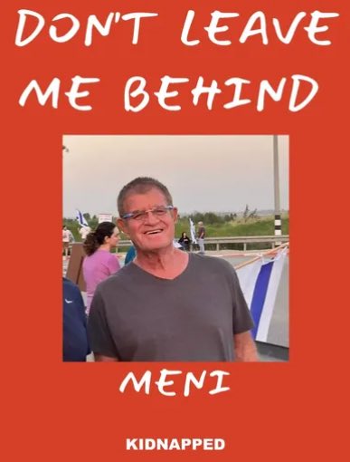 Don’t leave Meni behind 🎗️